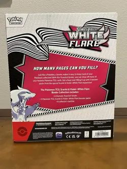 Pokemon TCG White Flare Binder Collection Factory Sealed - Image 3