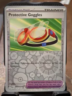 Pokemon TCG Scarlet & Violet 151 Protective Goggles Reverse Holo 164/165 - Image 1