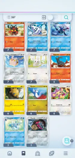 Pokemon Pocket Mobile Game Trade Eevee Grove Set ◇ Rare Cards Message For Cards - Image 3