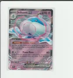 Pokemon TCG Jellicent ex 045/086 Double Rare SV: White Flare NM - Pack Fresh - Image 1
