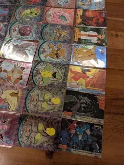 Vintage lot of 230+ Topps pokemon cards including 30 foils - All Blue Logo - Image 2