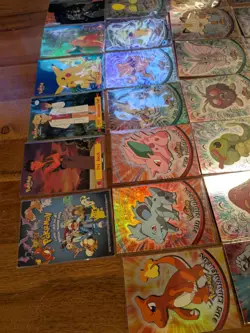 Vintage lot of 230+ Topps pokemon cards including 30 foils - All Blue Logo - Image 5