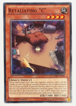 Yugioh Retaliating "C" - Common - CORE-EN045 - Used - 1st.Ed. - Image 1