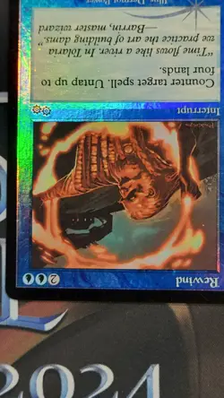 MTG REWIND 93/350 Urza's Saga Foil LP *WITH A CUTLINE* - Image 3