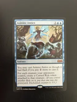 Asinine Antics Wilds of Eldraine Regular Mythic Rare Mtg 42 - Image 1