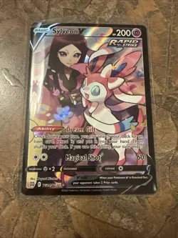 Pokemon TCG Sylveon V TG14/TG30 Alternate Art Trainer Gallery Brilliant Stars - Image 1