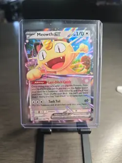 Pokemon TCG Meowth ex 062/088 Me03: Perfect Order Holo - Image 3