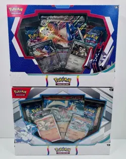 Pokemon TCG Reshiram EX & Archaludon EX Collection Box Bundle - Factory Sealed - Image 1