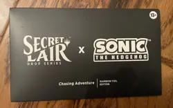 Secret Lair x Sonic the Hedgehog Chasing Adventure Rainbow Foil SEALED - Image 1