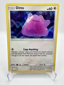 Ditto 17/18 Detective Pikachu Holo Pokemon Near Mint - Image 1