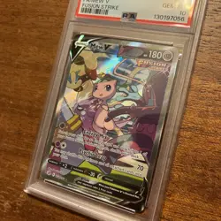 2021 Pokemon Fusion Strike Mew V #251 Alt Art PSA 10 - Image 3