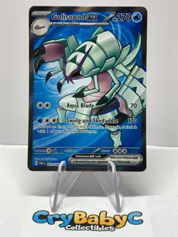 Pokemon Golisopod ex 221/182 Paradox Rift Scarlet & Violet Ultra Rare Full Art - Image 1