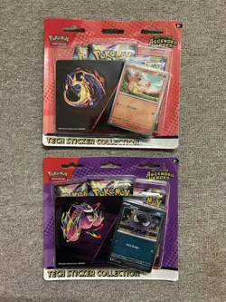 Pokemon TCG - Ascended Heroes Tech Sticker Collection - GASTLY & CHARMANDER - Image 1
