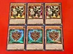 3x Shield Of The Millennium Dynasty + 3x Golem That Guards Treasures | YuGiOh! - Image 1