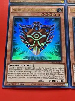3x Shield Of The Millennium Dynasty + 3x Golem That Guards Treasures | YuGiOh! - Image 3