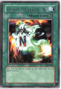 Yugioh - Spirit Message "N" LON-090 Unlimited - Labyrinth of Nightmare - Image 1
