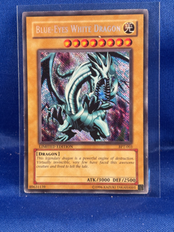 Yugioh Blue-Eyes White Dragon BPT-003 Secret Rare Limited Edition - Image 1