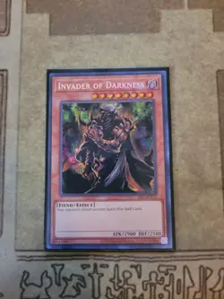 YUGIOH INVADER OF DARKNESS IOC-EN111 SECRET UNLIMITED ED NM 2020 - Image 1