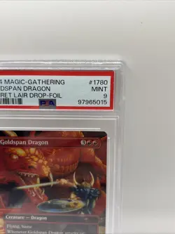 Goldspan Dragon (Foil) [Secret Lair Drop Series 2024] MTG D&D PSA 9 Magic - Image 2
