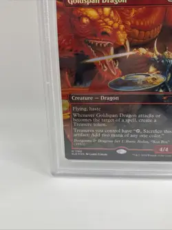 Goldspan Dragon (Foil) [Secret Lair Drop Series 2024] MTG D&D PSA 9 Magic - Image 4