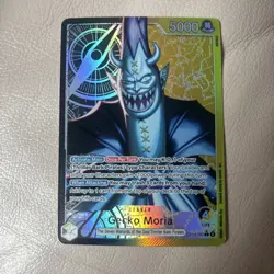 One Piece TCG Azure Sea's Seven Gecko Moria OP14-080 Alternate Art - Image 1