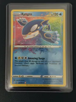Pokemon TCG Kyogre Shining Fates Holo Card 021/072 Amazing Rare NM - Image 1