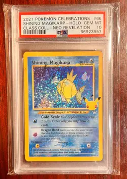 🔥 Pokemon Card Shining Magikarp Holo 66 PSA 10 Celebrations Classic Collection - Image 5