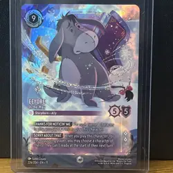 Disney Lorcana Winterspell Holo Eeyore - In the Way Enchanted 226/204 Card - Image 1