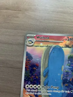 Pokemon TCG Wailord Special Illustration Rare Card Journey Together 162/159 - Image 3