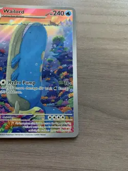 Pokemon TCG Wailord Special Illustration Rare Card Journey Together 162/159 - Image 5