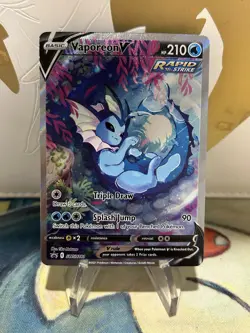 Vaporeon V SWSH181 Pokemon Sword & Shield Promo Alternate Art Card NM - Image 1
