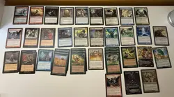 93 Magic the Gathering MTG card lot with R, MY, UC, C Pics For List Great Player - Image 2