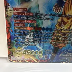 Bandai Son Goku & Vegeta Apex of Power Foil SCR Battle Card Universal Onslaught… - Image 4