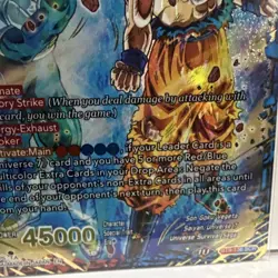 Bandai Son Goku & Vegeta Apex of Power Foil SCR Battle Card Universal Onslaught… - Image 5