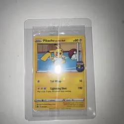 Pokemon Pikachu TCG Promo Card On the Ball Futsal, 001/005 - Image 2