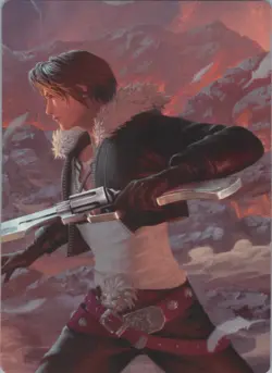 MTG Normal Squall, Gunblade Duelist Scene Art Card S Art Series: FINAL FANTASY 1 - Image 1