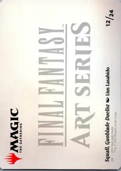 MTG Normal Squall, Gunblade Duelist Scene Art Card S Art Series: FINAL FANTASY 1 - Image 2