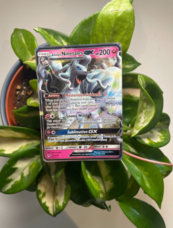 Pokemon Card Alolan Ninetales GX 132/214 Lost Thunder Ultra Rare Holo Near Mint - Image 1