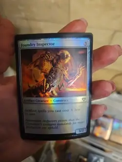 1x Foil Foundry Inspector (310) Commander Legends LP MTG Magic x1 MKE - Image 1