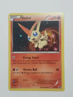 Victini XY189 PROMO Swirl Cosmos 2017 Pokemon Card Promo - Image 1