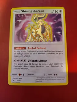 Pokemon TCG Shining Arceus Shining Legends Holo Rare Card 57/73 - Image 1