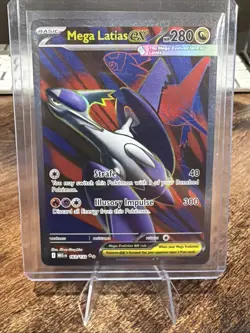 Mega Latias ex - Ultra Rare ME01: Mega Evolution 163/132 NM Pokemon Card - Image 1