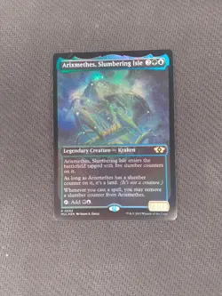 Arixmethes, Slumbering Isle SHOWCASE FOIL / Magic MTG / Multiverse Legends - NM - Image 1