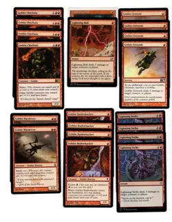 60 Card Deck - MONO RED GOBLINS - Ready to Play - Rare cards - Magic MTG Bolt - Image 1