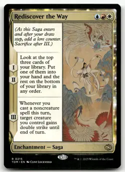 Rediscover the Way #215 (NM) Tarkir Dragonstorm TDM Magic MTG - Image 1
