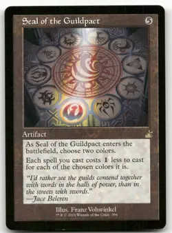 Seal of the Guildpact (Retro Frame) #394 (NM) Ravnica Remastered RVR Magic MTG - Image 1