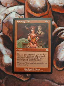 Burning Wish Judgment JUD MTG Magic the Gathering 1st Edition - Image 1