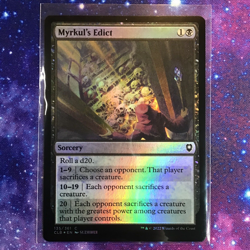 Myrkul's Edict - 135/361 - Foil - Dark (CL: Baldur's Gate) MTG Magic - Image 1