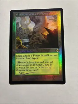 Yavimaya, Cradle of Growth (Retro Frame) Modern Horizons 2 Foil + 2 Bonus Rares! - Image 1