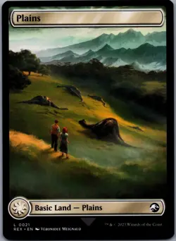 MTG Normal Plains L Universes Beyond: Jurassic World Collection 21 NM - Image 2